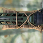 Барикадний мішок на AR-15 My Store кріплення барикадного мішка цівці, койот. мішок койот