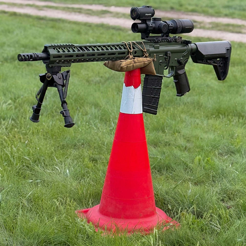 Барикадний мішок на AR-15 Crusage My Store, стрільба з незручних положень, стабілізація зброї
