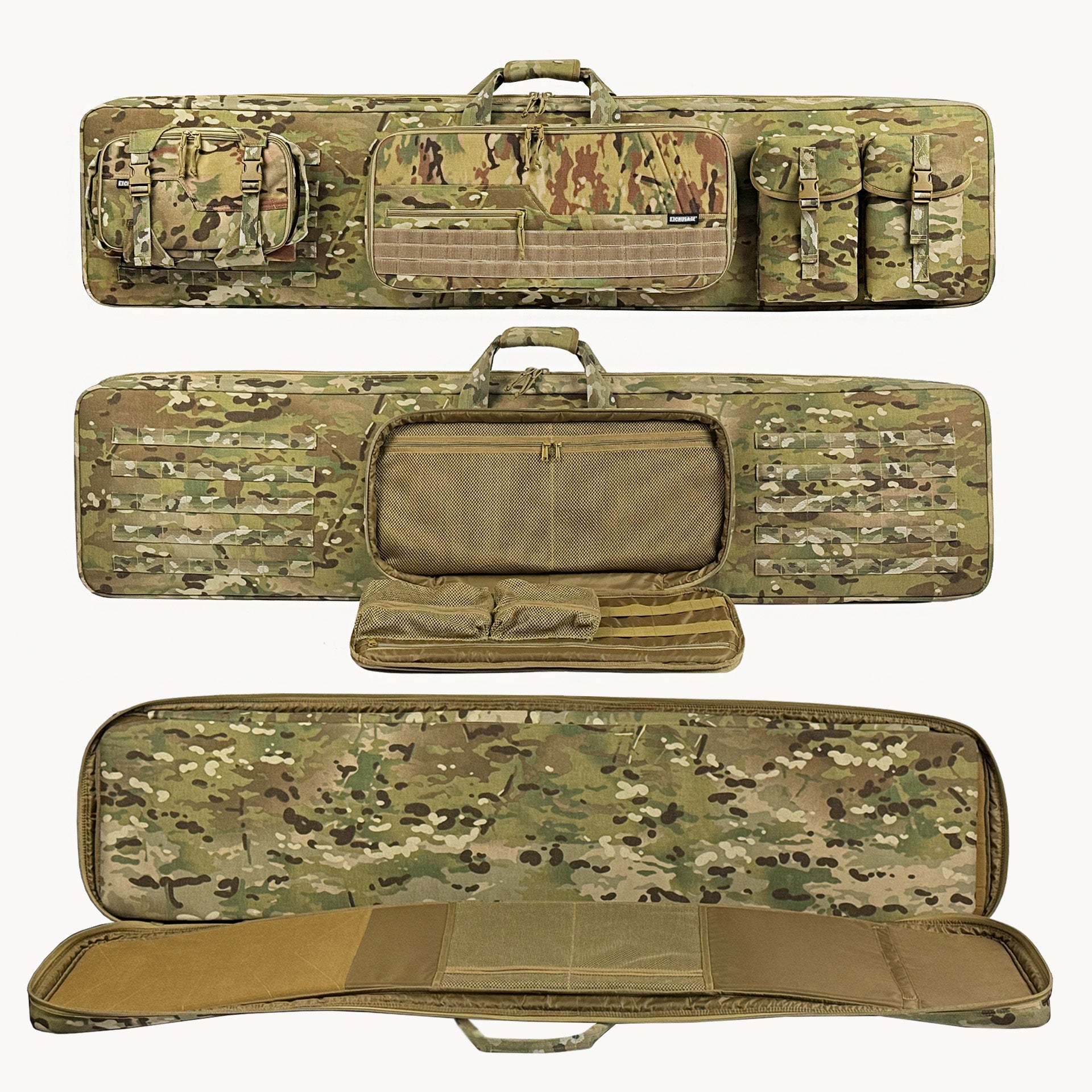 Збройовий чохол-мат Long Range 2 в 1, мультикам, 147 cм.